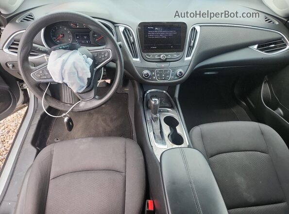 1G1ZD5ST2KF147784 2019 CHEVROLET MALIBU Серебряный Вид панели приборов
