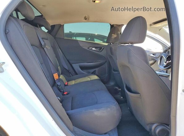1G1ZD5ST2KF159045 2019 CHEVROLET MALIBU White Vista de los asientos traseros