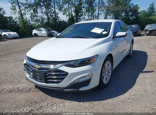 1G1ZD5ST2KF178372 2019 CHEVROLET MALIBU White წინა მარცხენა ხედი სამი მეოთხედიდან