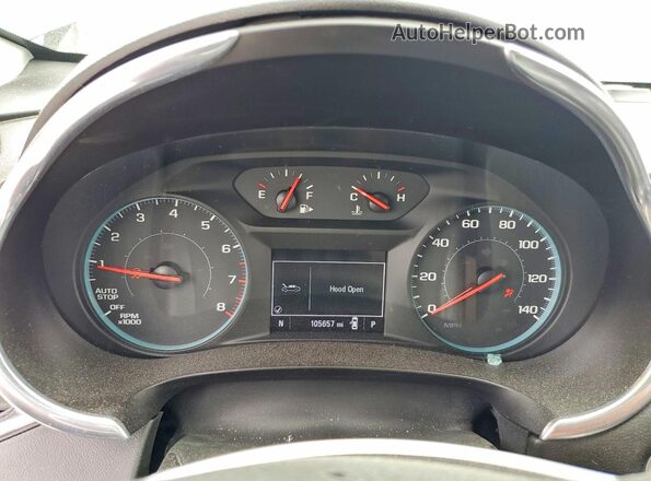 1G1ZD5ST2LF013293 2020 CHEVROLET MALIBU Черный Вид щитка приборов