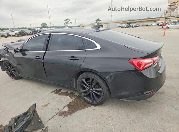 1G1ZD5ST2MF034713 2021 CHEVROLET MALIBU Black Հետևի ձախ