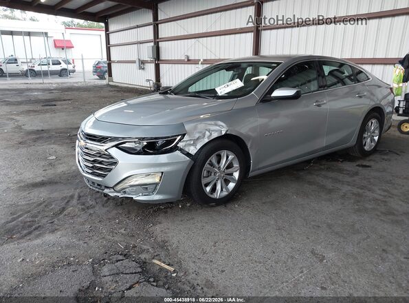 1G1ZD5ST2MF062303 2021 CHEVROLET MALIBU Gray Առջևի ձախ երեք քառորդ տեսարան