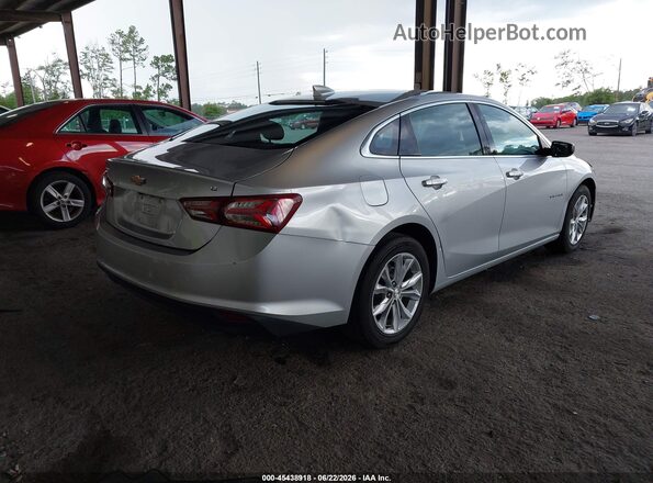 1G1ZD5ST2MF062303 2021 CHEVROLET MALIBU Gray Հետևի աջ