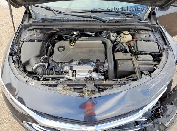 1G1ZD5ST2NF130505 2022 CHEVROLET MALIBU Черный Вид задней части салона