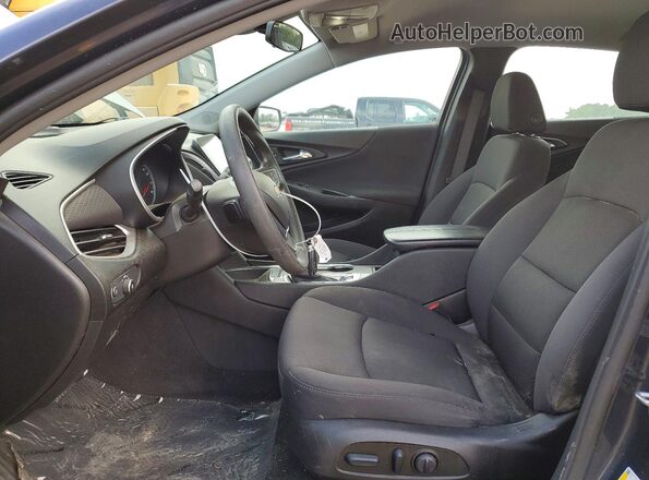 1G1ZD5ST2NF130505 2022 CHEVROLET MALIBU Черный Вид салона спереди