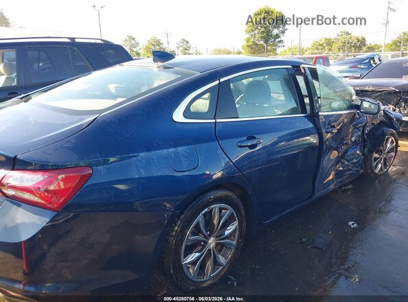 1G1ZD5ST2NF137034 2022 CHEVROLET MALIBU Blue უკანა სალონის ხედი