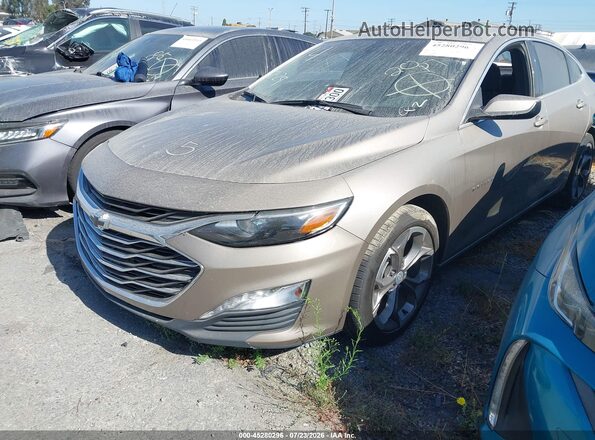 1G1ZD5ST2NF173998 2022 CHEVROLET MALIBU Gray Առջևի ձախ երեք քառորդ տեսարան