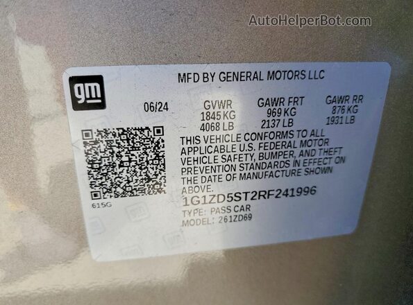 1G1ZD5ST2RF241996 2024 CHEVROLET MALIBU Tan 