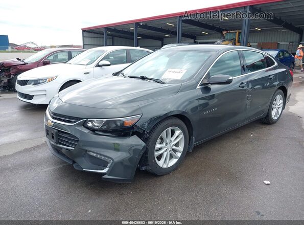 1G1ZD5ST3JF107566 2018 CHEVROLET MALIBU Gray Widok z przodu