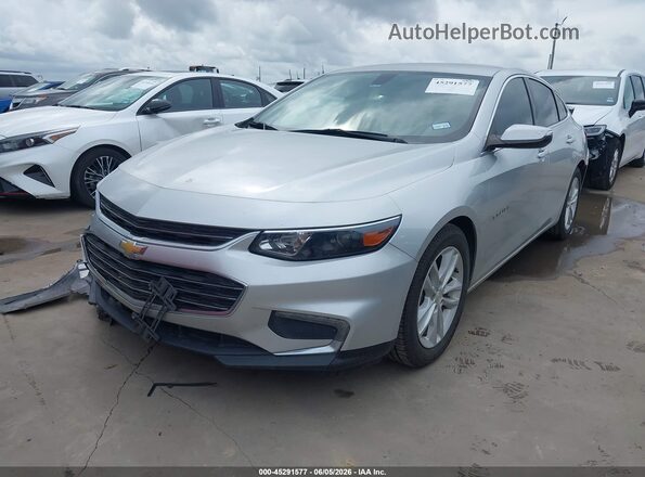 1G1ZD5ST3JF129504 2018 CHEVROLET MALIBU Серебряный Передняя левая четверть
