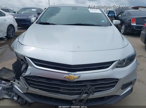 1G1ZD5ST3JF129504 2018 CHEVROLET MALIBU Серебряный Вид щитка приборов