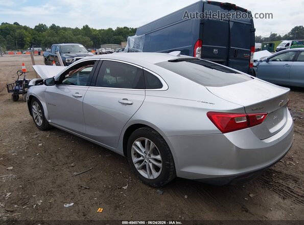 1G1ZD5ST3JF166102 2018 CHEVROLET MALIBU Silver Trasero izquierdo
