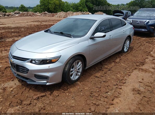 1G1ZD5ST3JF192876 2018 CHEVROLET MALIBU Silver Передня ліва чверть