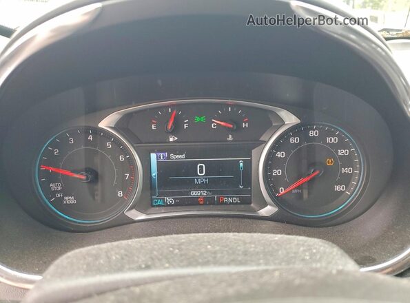 1G1ZD5ST3JF216576 2018 CHEVROLET MALIBU Charcoal Instrument cluster view