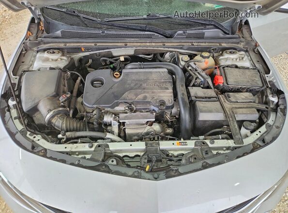 1G1ZD5ST3LF035318 2020 CHEVROLET MALIBU Серебряный Вид задней части салона