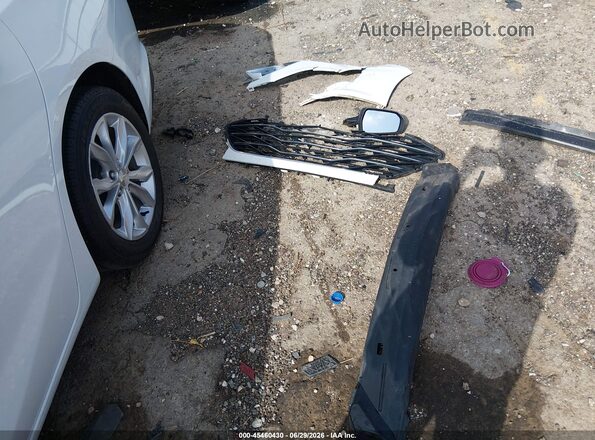 1G1ZD5ST3LF042589 2020 CHEVROLET MALIBU White Vista del cuadro de instrumentos