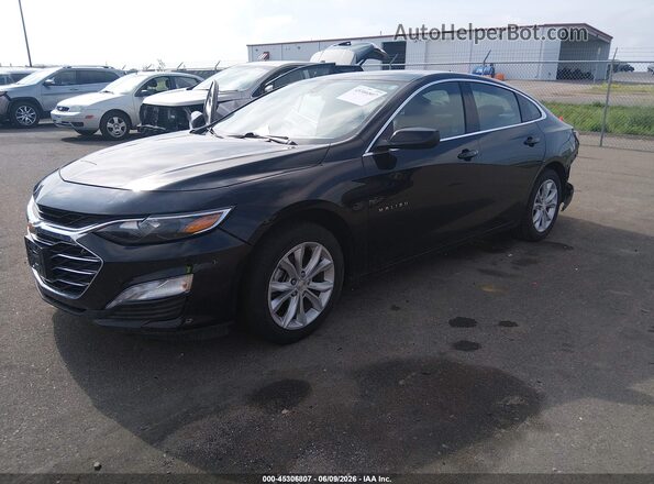 1G1ZD5ST3LF088343 2020 CHEVROLET MALIBU Black წინა მარცხენა ხედი სამი მეოთხედიდან