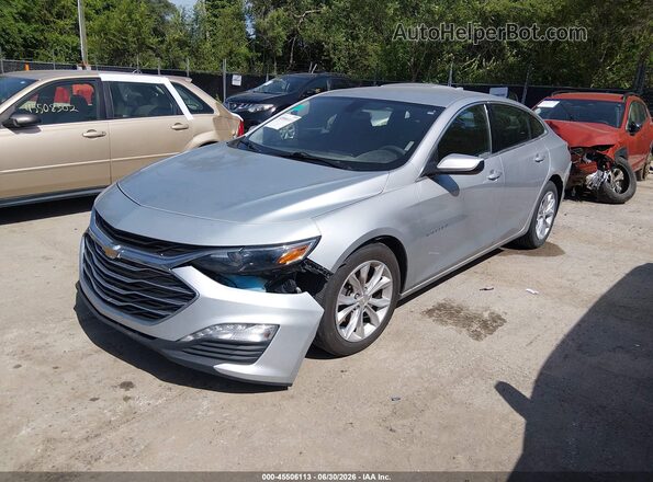 1G1ZD5ST3MF031822 2021 CHEVROLET MALIBU Silver Przód lewy