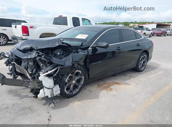 1G1ZD5ST3NF140802 2022 CHEVROLET MALIBU Черный Передняя левая четверть