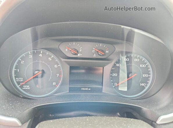 1G1ZD5ST3NF156532 2022 CHEVROLET MALIBU Black Instrument cluster view