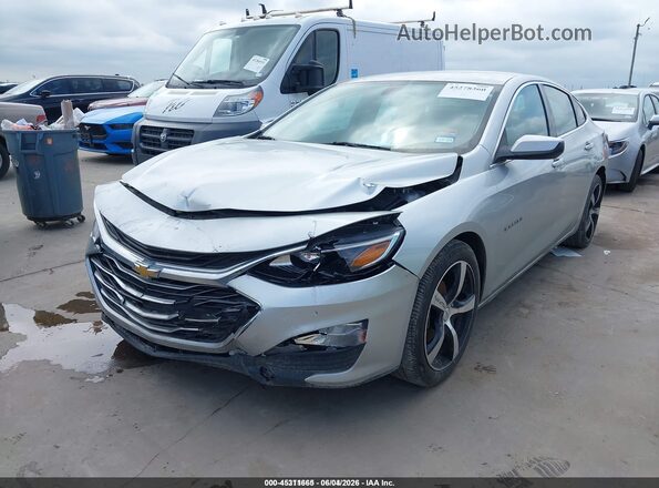 1G1ZD5ST3NF172987 2022 CHEVROLET MALIBU Silver Передня ліва чверть