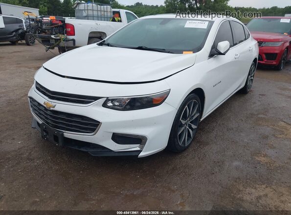 1G1ZD5ST4JF156548 2018 CHEVROLET MALIBU White წინა მარცხენა ხედი სამი მეოთხედიდან