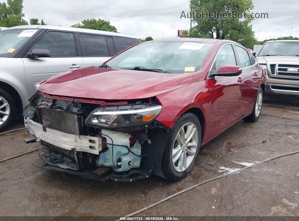 1G1ZD5ST4JF167159 2018 CHEVROLET MALIBU Красный Передняя левая четверть