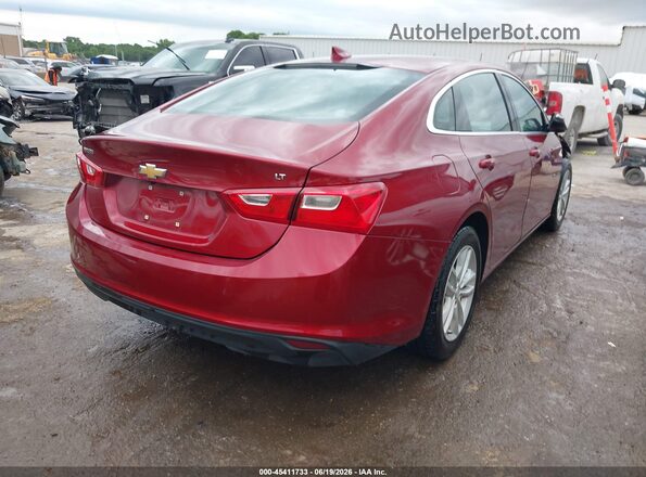 1G1ZD5ST4JF167159 2018 CHEVROLET MALIBU Красный Задняя правая четверть