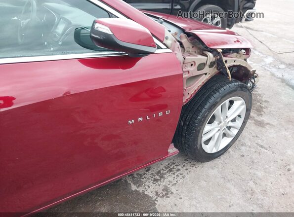 1G1ZD5ST4JF167159 2018 CHEVROLET MALIBU Красный Вид спереди