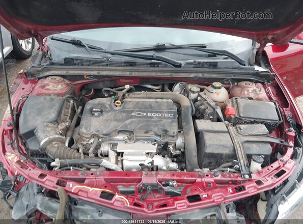 1G1ZD5ST4JF167159 2018 CHEVROLET MALIBU Красный Вид сзади