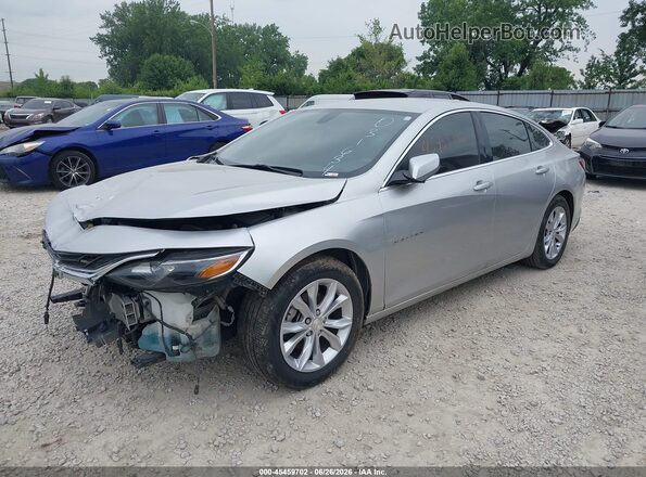 1G1ZD5ST4LF031634 2020 CHEVROLET MALIBU Серебряный Передняя левая четверть