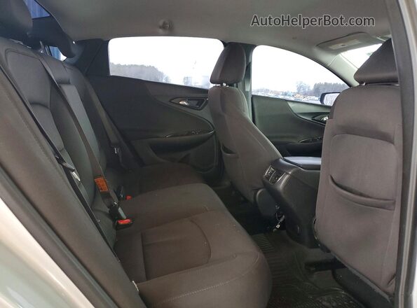 1G1ZD5ST4LF042973 2020 CHEVROLET MALIBU Silver Rear seats view