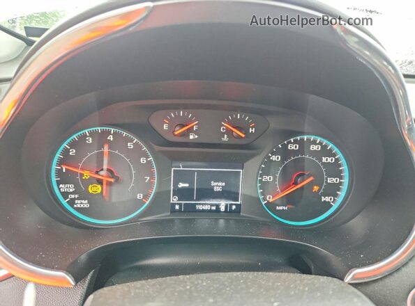 1G1ZD5ST4LF084379 2020 CHEVROLET MALIBU Silver Սարքավորումների վահանակի տեսք