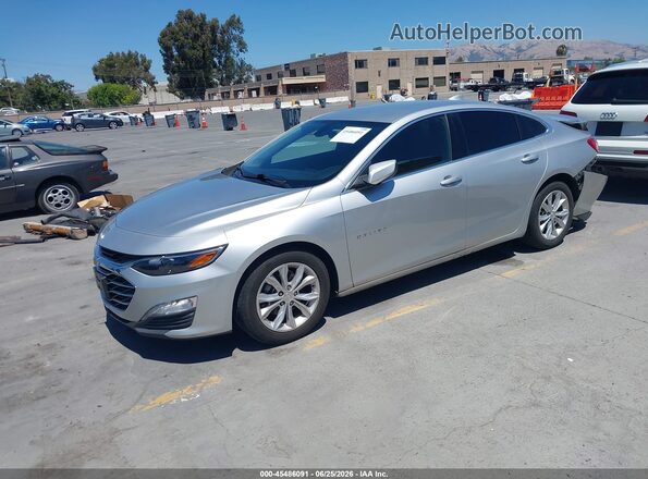 1G1ZD5ST4LF090246 2020 CHEVROLET MALIBU Gray წინა მარცხენა ხედი სამი მეოთხედიდან
