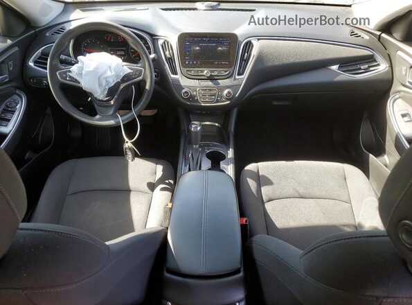 1G1ZD5ST4LF106977 2020 CHEVROLET MALIBU Maroon Dashboard view