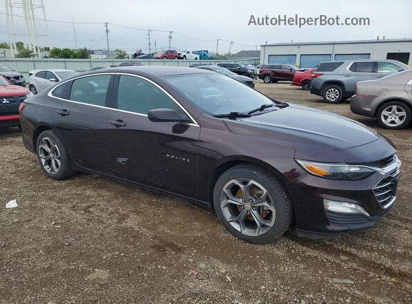 1G1ZD5ST4LF114738 2020 CHEVROLET MALIBU Фиолетовый Передняя правая четверть