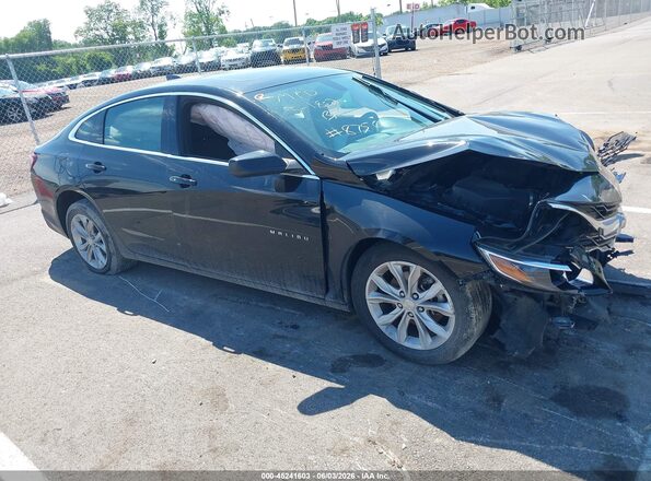 1G1ZD5ST4NF154868 2022 CHEVROLET MALIBU Черный Вид задней части салона