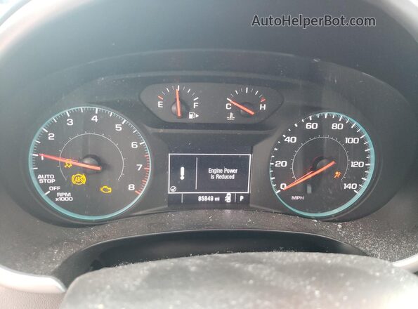 1G1ZD5ST4NF162582 2022 CHEVROLET MALIBU Black ხელსაწყოთა პანელის ხედი