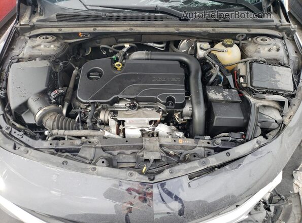 1G1ZD5ST4NF162582 2022 CHEVROLET MALIBU Black უკანა სალონის ხედი