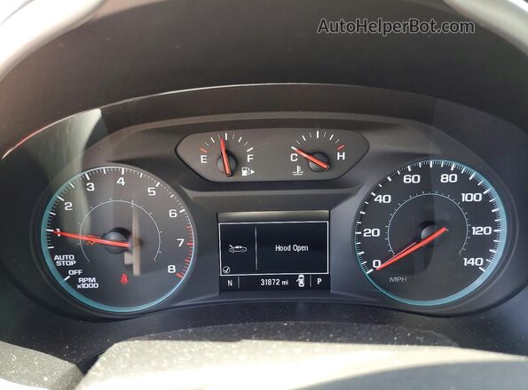 1G1ZD5ST4RF191733 2024 CHEVROLET MALIBU Red Instrument cluster view