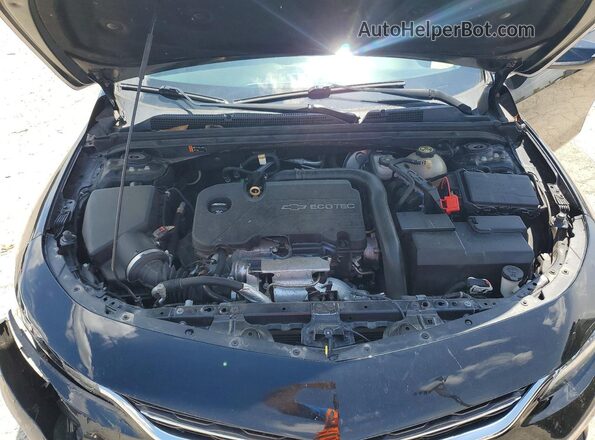 1G1ZD5ST5JF101106 2018 CHEVROLET MALIBU Black Rear interior view