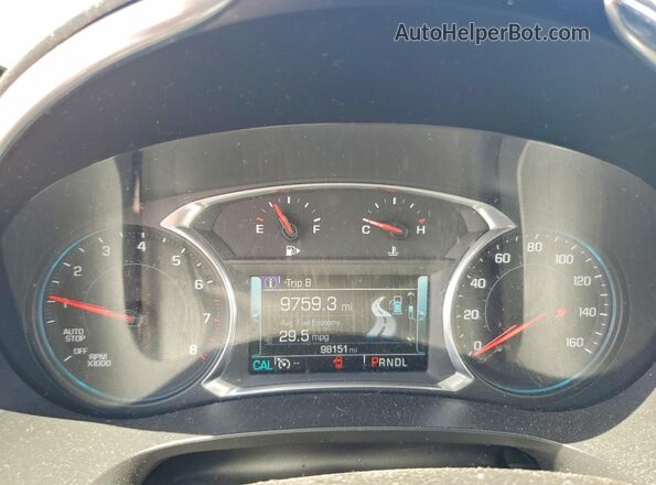 1G1ZD5ST5JF101106 2018 CHEVROLET MALIBU Black Instrument cluster view