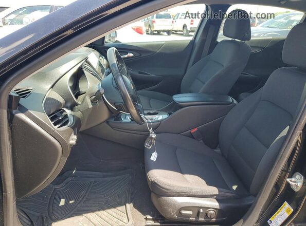 1G1ZD5ST5JF101106 2018 CHEVROLET MALIBU Black Front interior view
