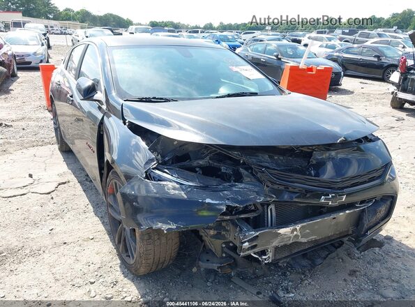 1G1ZD5ST5JF127933 2018 CHEVROLET MALIBU Black Widok z przodu