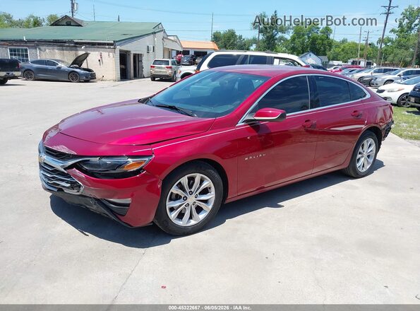 1G1ZD5ST5LF002014 2020 CHEVROLET MALIBU Burgundy Vista tres cuartos delantera izquierda
