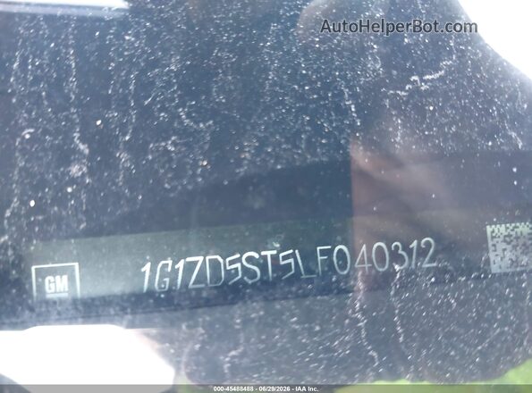 1G1ZD5ST5LF040312 2020 CHEVROLET MALIBU Черный Вид подкапотного пространства