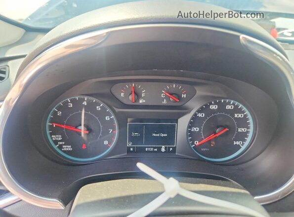 1G1ZD5ST5LF136358 2020 CHEVROLET MALIBU Black Instrument cluster view