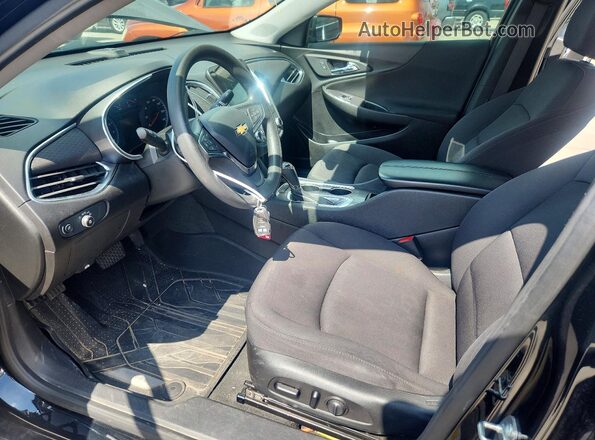 1G1ZD5ST5LF136358 2020 CHEVROLET MALIBU Black Front interior view