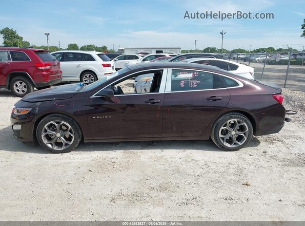 1G1ZD5ST5MF007697 2021 CHEVROLET MALIBU Burgundy 
