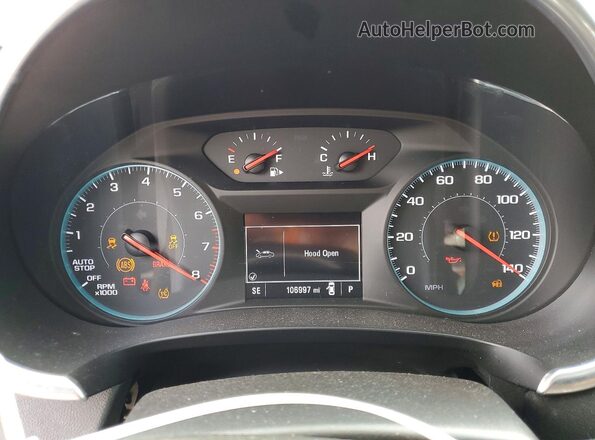 1G1ZD5ST5MF060268 2021 CHEVROLET MALIBU Blue Vista del cuadro de instrumentos